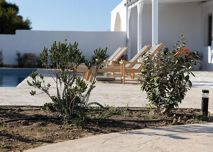 ヴィラ White Pearl Naxos With Private Swimming Pool Naxos City