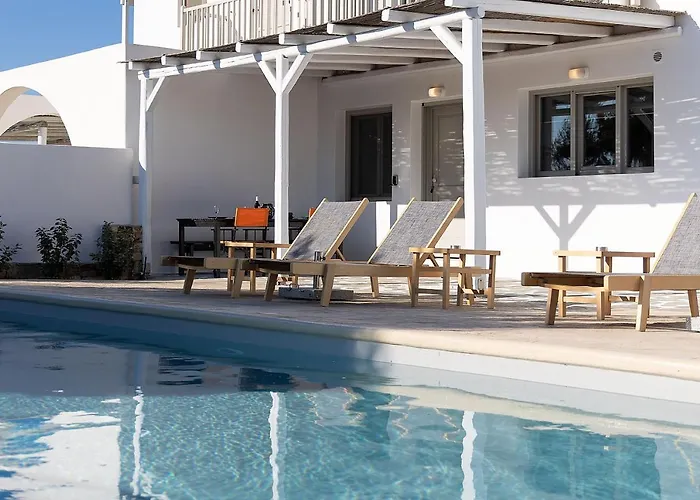 White Pearl Naxos With Private Swimming Pool Naxos City