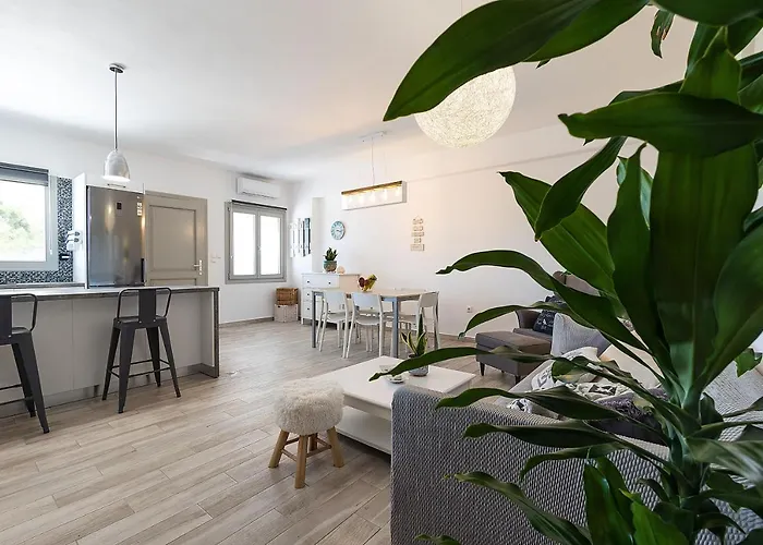 ヴィラ White Pearl Naxos With Private Swimming Pool