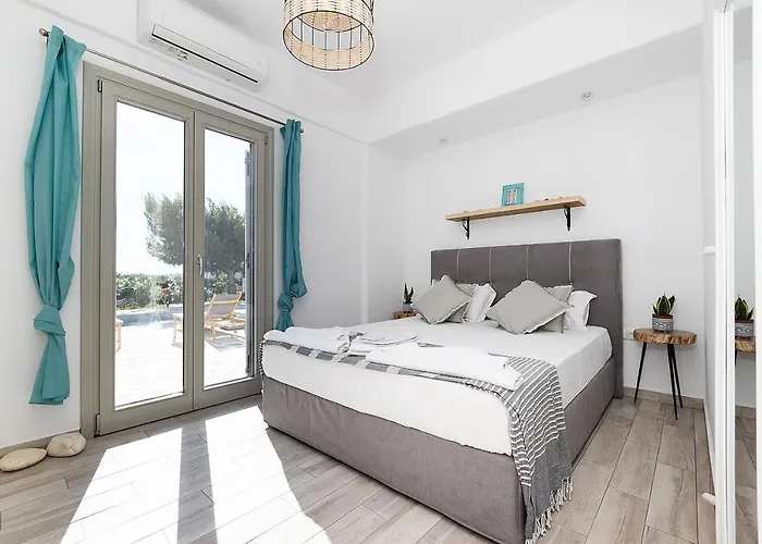 ヴィラ White Pearl Naxos With Private Swimming Pool Naxos City