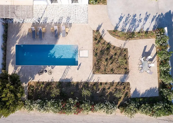ヴィラ White Pearl Naxos With Private Swimming Pool