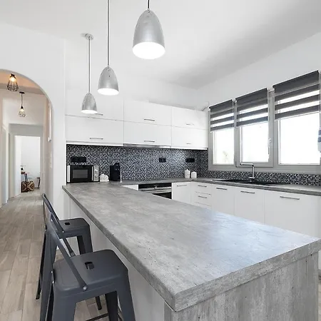 ヴィラ White Pearl Naxos With Private Swimming Pool