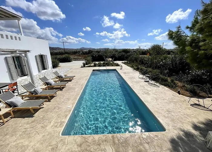Willa White Pearl Naxos With Private Swimming Pool *